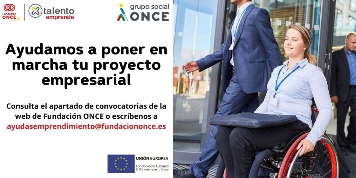 Més d’un centenar d’emprenedors amb discapacitat van llançar les seves empreses amb suport de Fundació ONCE en 2022, dins del programa Por Talento Emprende, que manté oberta la convocatòria d’ajudes